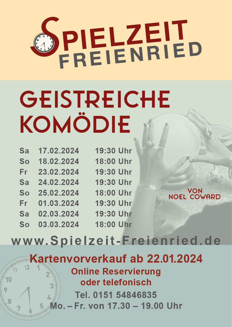 Flyer Geistreiche Komdie